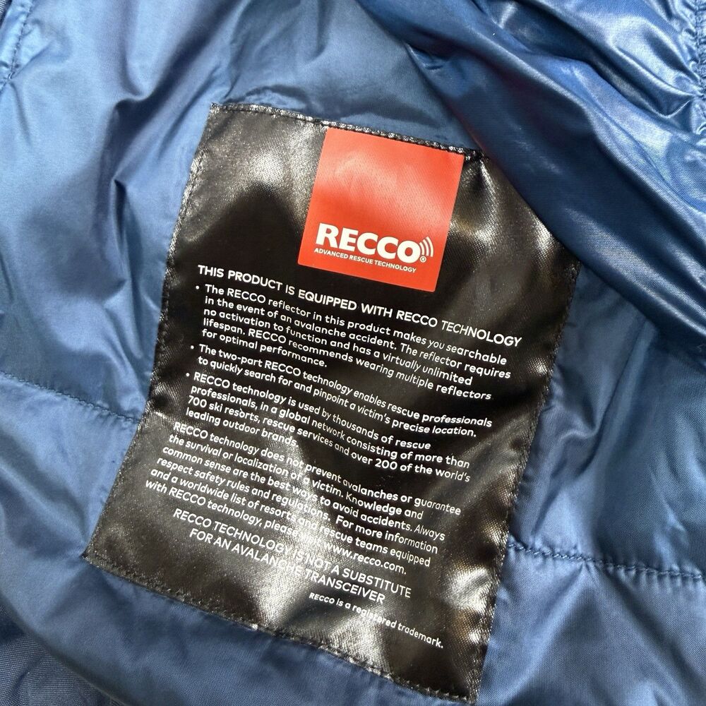 Mountain Hardwear Jacket Mens Large Blue Dragons Back Thermal Dry Q Recco‎ Ski - Picture 10 of 15